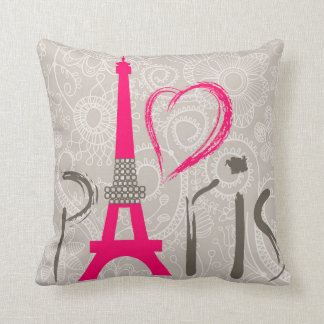 Paris Square Cotton Sierkussen Hoesje 16x16