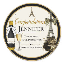 Paris Sticker Labels Baanaanbieding
