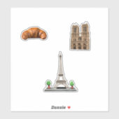 paris stickers (Feuille)