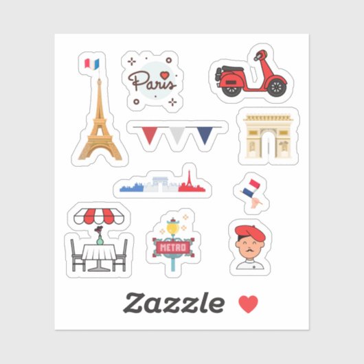 Paris Stickers (Vel)