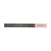 Paris Stippen Wraparound Adreslabels (Individueel)
