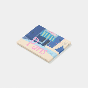 Paris Street cartoon Post-it® Notes