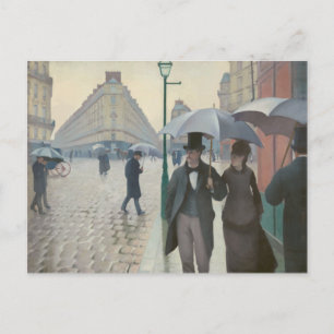 Paris Street in Rainy Weather Briefkaart