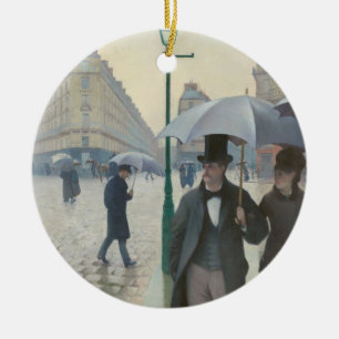 Paris Street Rainy Day Keramisch Ornament