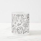 Paris Street Scene Black & White Line Drawing Mok (Center)