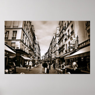 Paris Street Scene (III) Poster