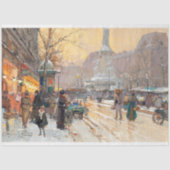  Paris Street Scene Tissue Paper Tissuepapier (Voorkant)