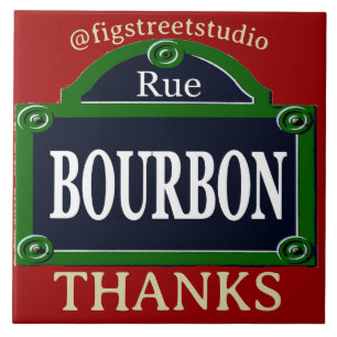 Paris Street Sign, add text, Tegel Tegeltje