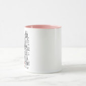 Paris Street Sketch Art Mok (Midden)