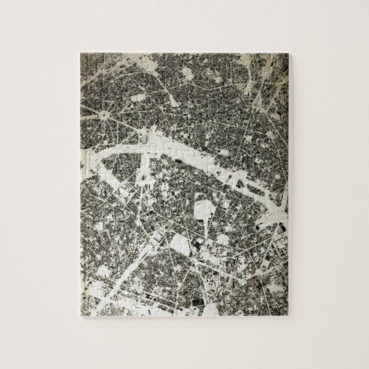 Paris Streets and Buildings  Map Legpuzzel (Verticaal)