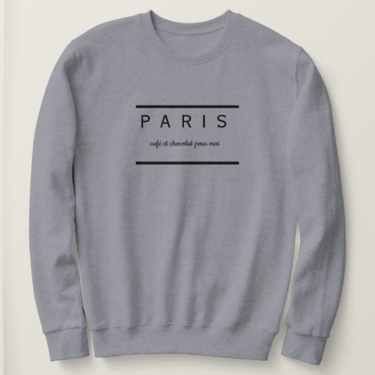 Paris Sweatshirt (Design voorkant)