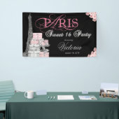 Paris Sweet 16 Party Spandoek (Beurs)