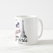 paris T-Shirt Koffiemok (Voorkant rechts)