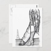 Paris Tango Briefkaart (Voorkant / Achterkant)