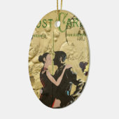  Paris Tango-postkaart Keramisch Ornament (Links)