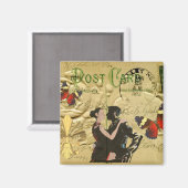  Paris Tango-postkaart Magneet (Voorkant / Achterkant)
