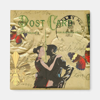 Paris Tango-postkaart Magneet
