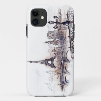 Paris tekening iPhone 11 hoesje