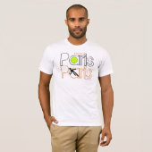 Paris Tennis French Open T-Shirt (Voorkant volledig)