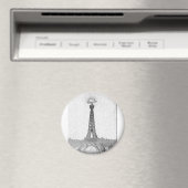 Paris, Texas Eiffel Tower Drawing Magneet (Insitu (Vaatwasser))