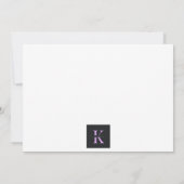 Paris, Texas Flat - Hartelijk dank Bedankkaart (Achterkant)