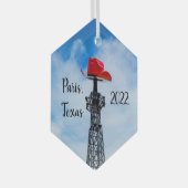 Paris, Texas - Red Cowboy Pet Ornament (Voorkant Rechts)