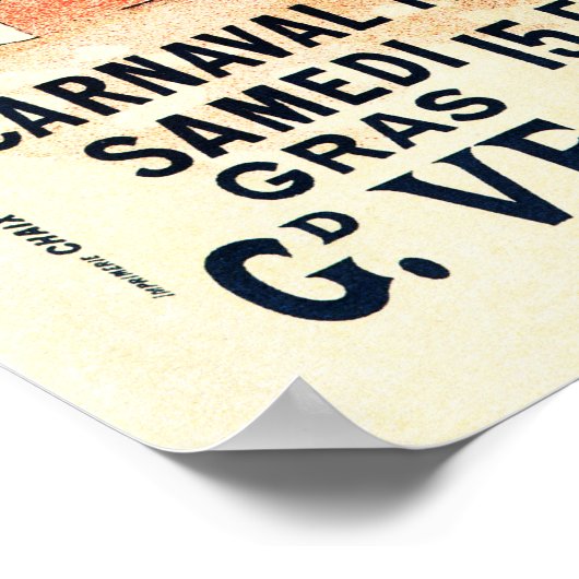 PARIS THEATER DE L'OPERA  Advertisement Poster (Hoek)