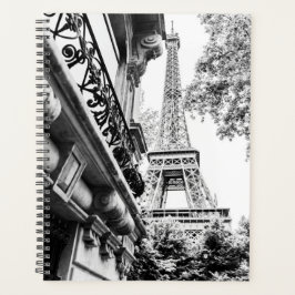 Paris Thema Gift in zwart-wit Planner