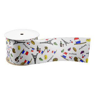 Paris Themapatroon Lint in Cartoonstijl