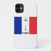 Paris Theme Franse vlag Case-Mate iPhone Case (Achterkant)