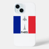 Paris Theme Franse vlag Case-Mate iPhone Case (Achterkant)