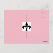 Paris Thème Pink Patisserie Carte postale (Dos)