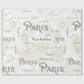 Paris Thmed Wedding Cadeaupapier (Vlak)