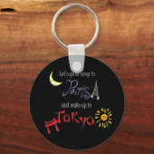 Paris Tokyo Sleutelhanger (Voorkant)