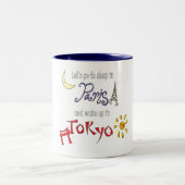 Paris Tokyo Tweekleurige Koffiemok (Center)