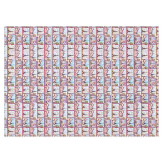 Paris Tour Eiffel inspiré collage nappe (Devant (Horizontal))