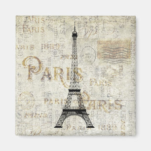 Paris Tour Eiffel Magnet Vintage