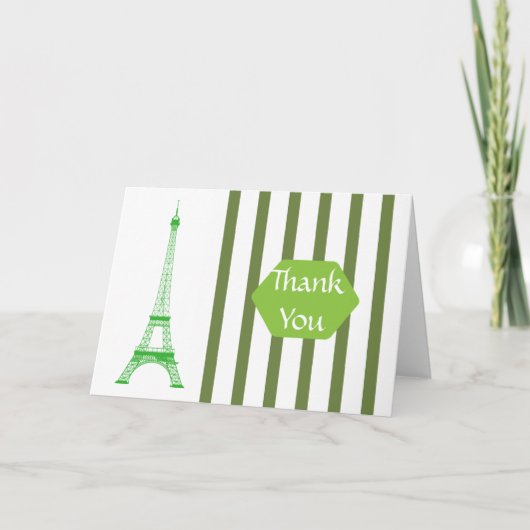 Paris Tour Eiffel - Merci Vert (Devant)