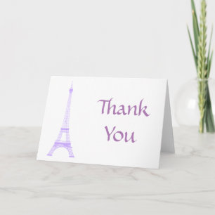 Paris Tour Eiffel Merci violet