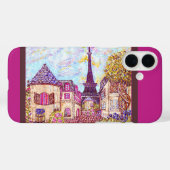 Paris Tour Eiffel pointillisme iPhone 6 coque (Verso (horizontal))