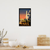 Paris travel poster (Keuken)