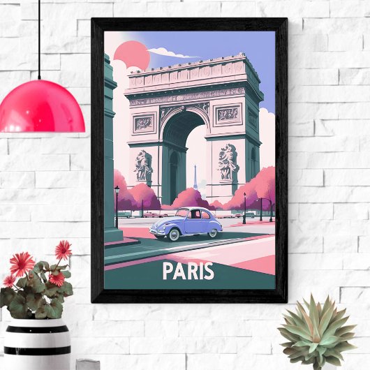 Paris Travel Poster