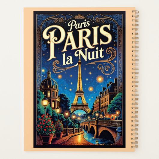 Paris Travel Poster,  (Dos)