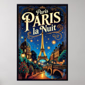 Paris Travel Poster,  Poster (Voorkant)