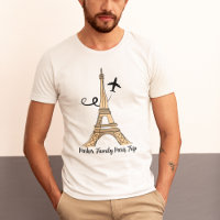 Paris Trip Chique Eiffeltoren Vliegtuig