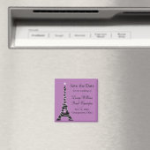 Paris Twinkles Save the Date Magnet (In Situ (Lave-vaisselle))