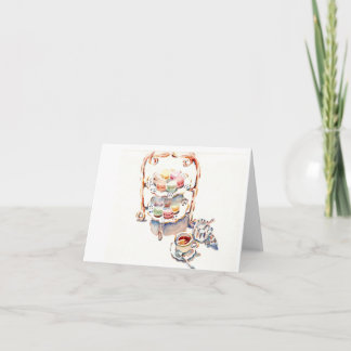 Paris vanmiddag Franse Tea Kaart