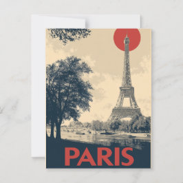 Paris vintage briefkaart