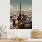 Paris vintage poster (Keuken)