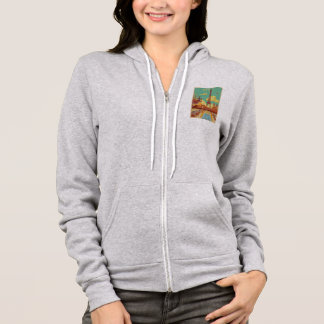 Paris vintage poster hoodie